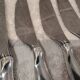 11 silver-plated dessert knives by Christofle, Duo model, 18cm