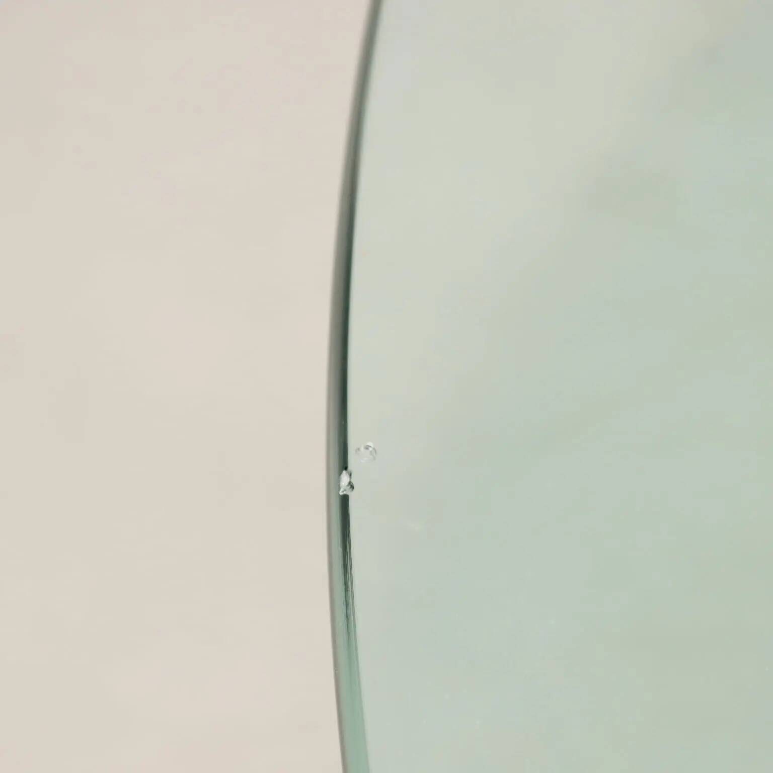 Vintage coffee table in lacquered metal and glass, Italy, 1970s-1980s.