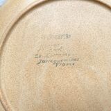 3 Assiettes Vintage en Grès Sarreguemines modèle Fermette made in France