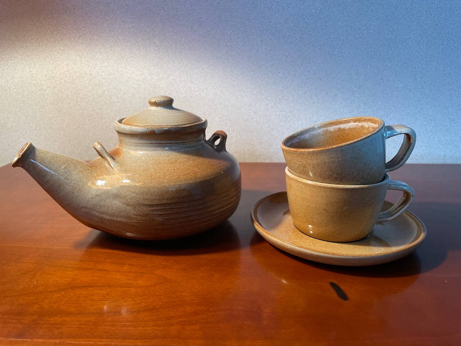 Montgolfier stoneware teapot set