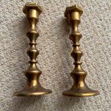 Three-Arm Swedish Brass Candelabra by Gusum circa 1970