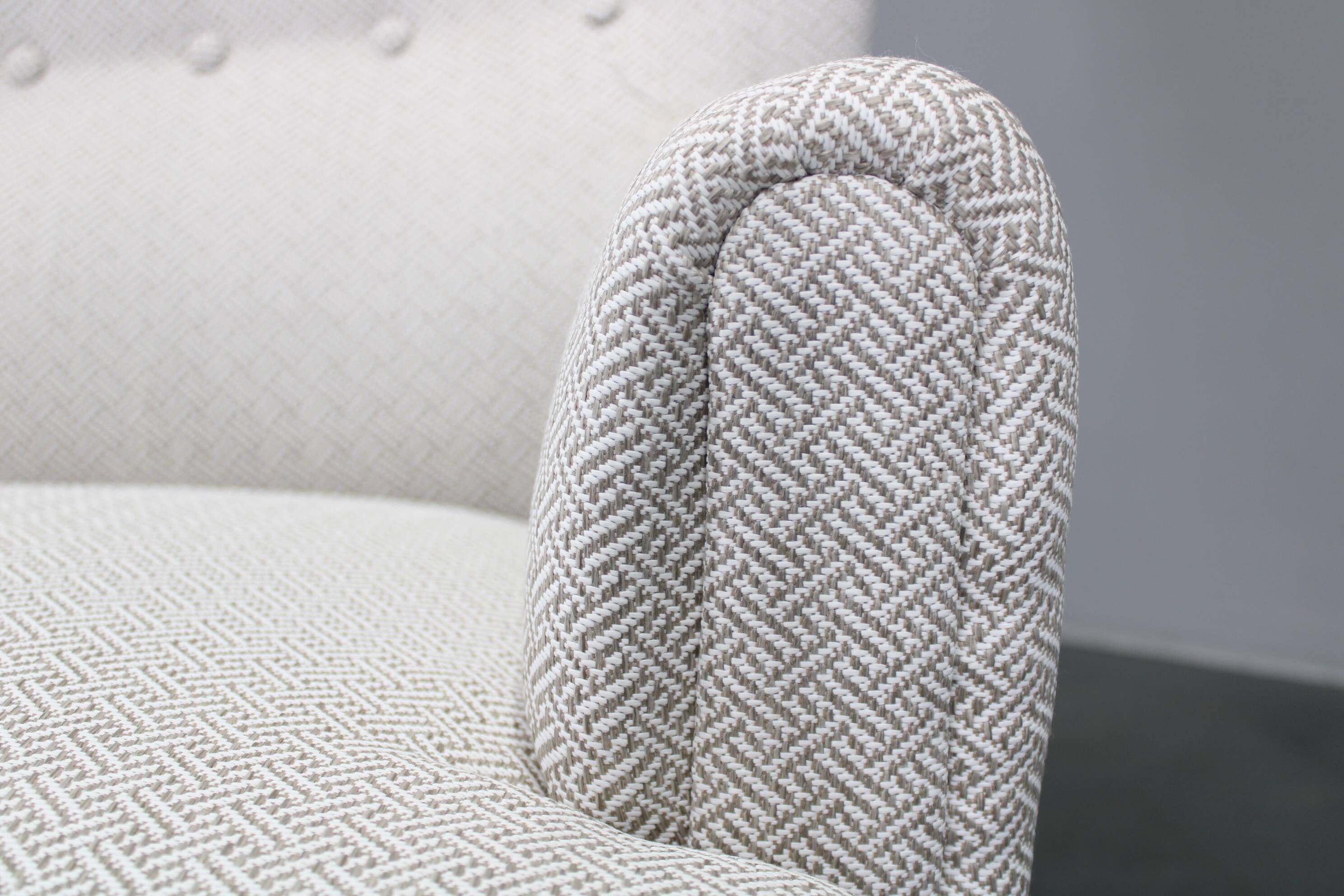 1960s Restored Wingback Chair, Czechoslovakia