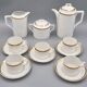 Art Déco Porcelain Coffee Set „Modern”, Porzellanfabrik Merkelsgrün