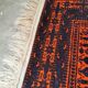 Tapis d'orient vintage fait main
