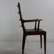Grained rosewood danish design armchair by Johannes Andersen