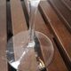 Six wine glasses- Cristal- Daum France