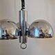 Midcentury Chrome Space Age Chandelier/Pendant Hillebrand, Germany, 1970s
