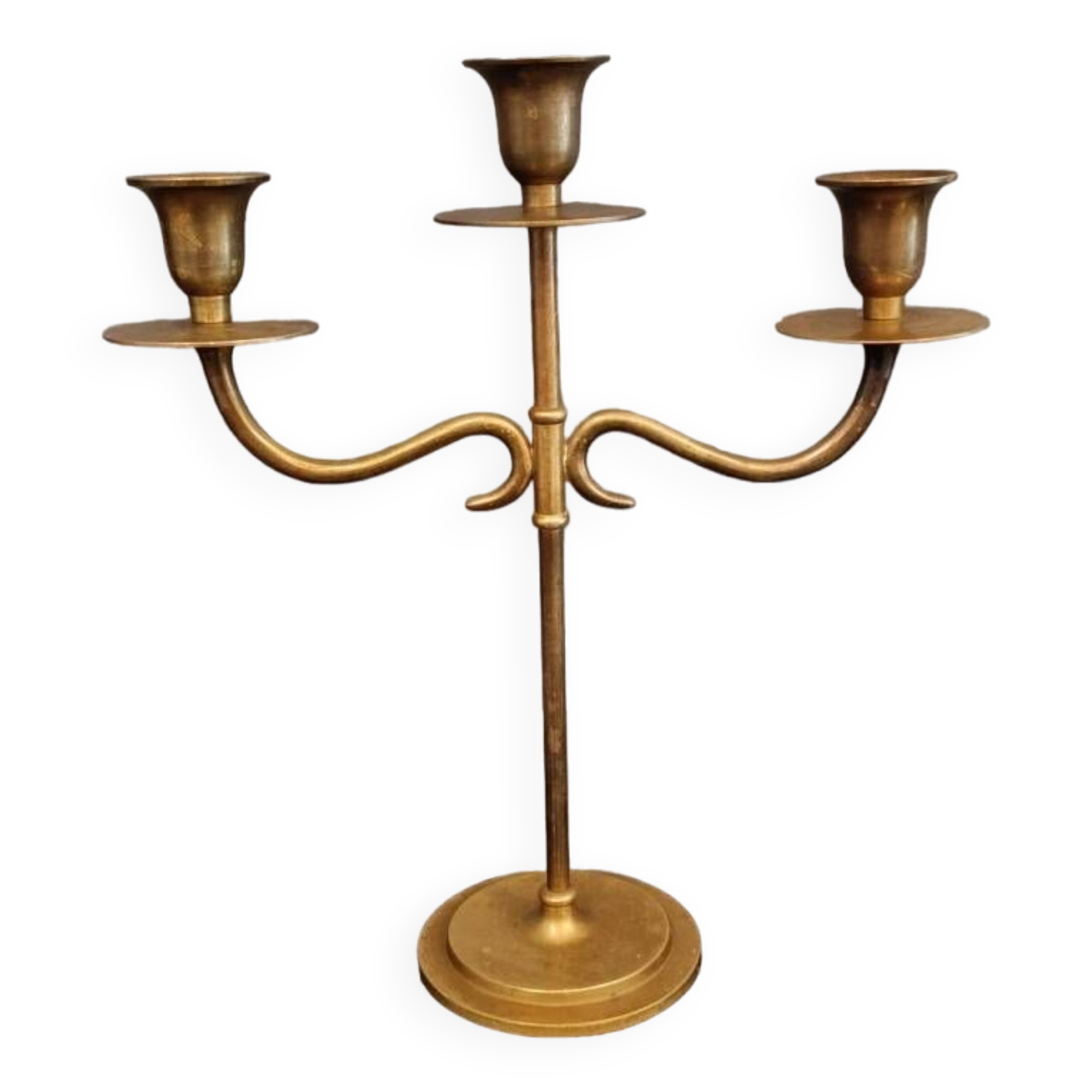 Brass candlestick 3 branches
