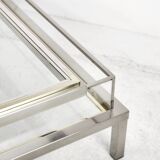Table low sliding glass of the 1970s