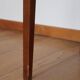 Paire de chaises scandinaves skaï noir