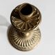 Vintage 1930s Solid Brass Candleholders Set of 2, Warm Golden-Brass, Italian Classic Table Decor