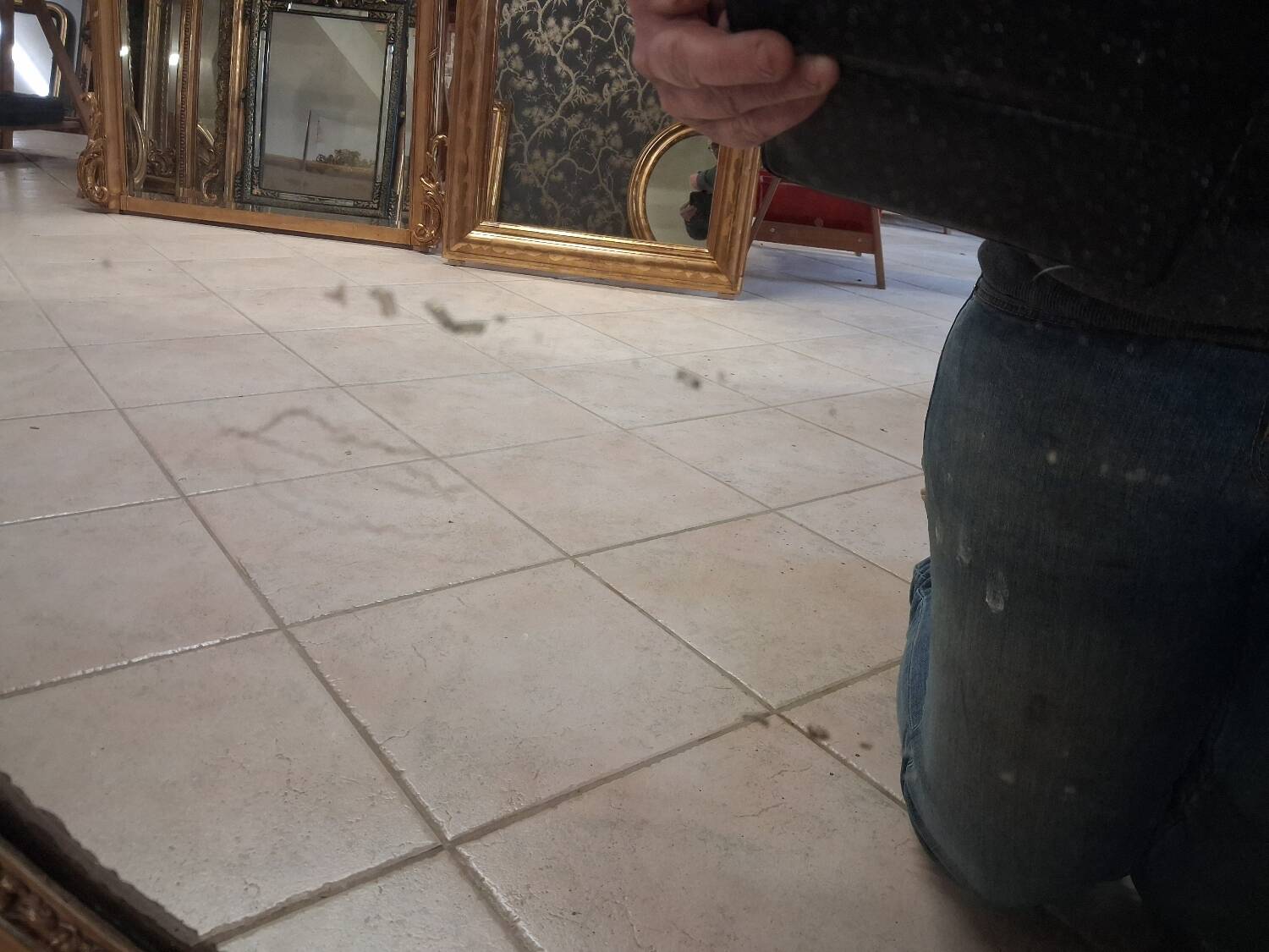 Louis Philippe Oval Mirror 82 x 72