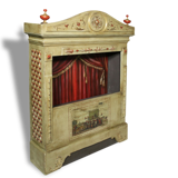Harlequin puppet theatre
