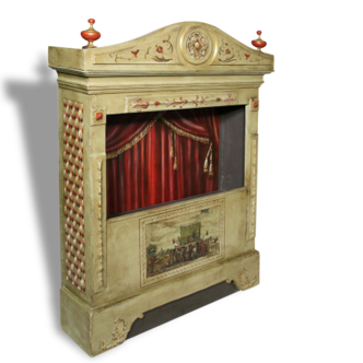 Théâtre de marionette arlequin