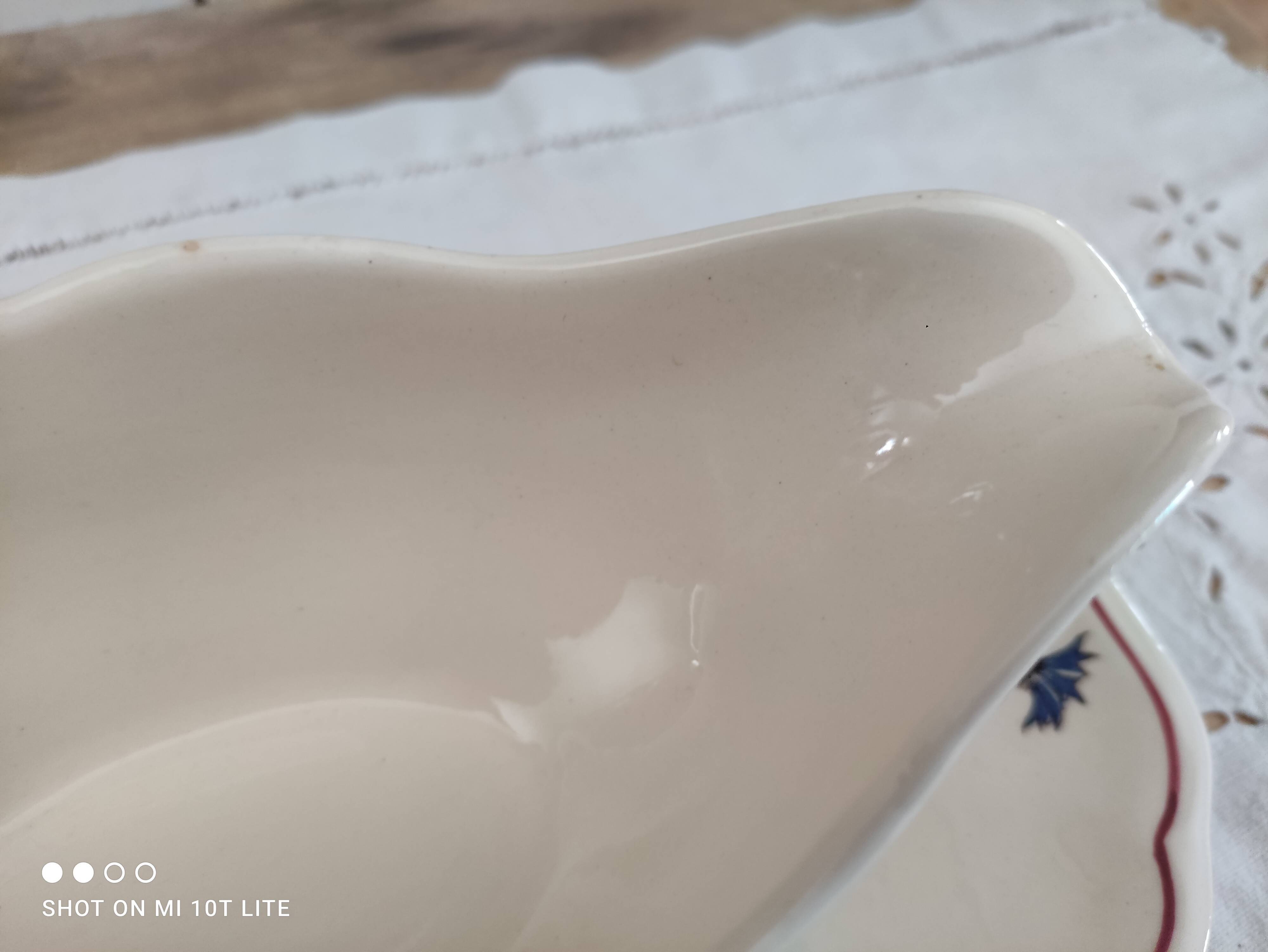 Sauce boat sur dormant Sarreguemines model Agreste