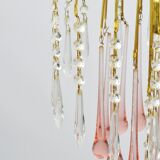 Chandelier designed by P. Venini, Italy, 1970s