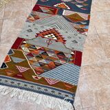 Contemporary Kilim Rug - Taznakht Kilim runner - runner - Unique runner rug - Berber rug