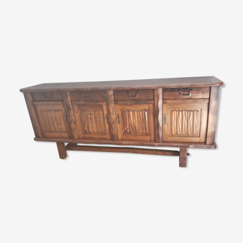 Massive wooden sideboard