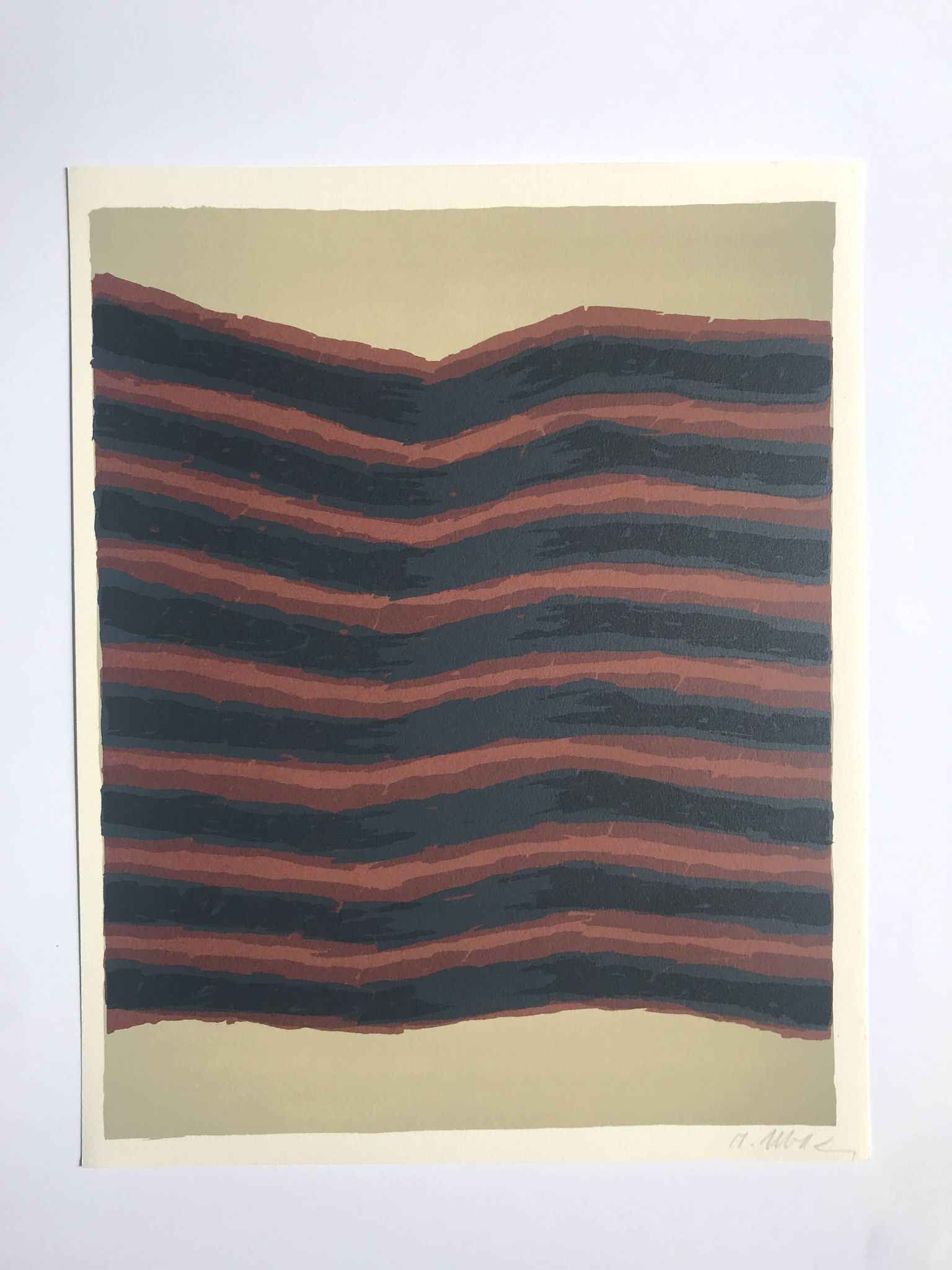 Raoul UBAC, The Earth IV, 1978: Original lithograph signed in pencil.