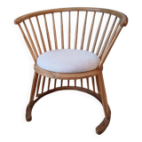 Fauteuil AMPM - Raggi bas, naturel design E. Gallina