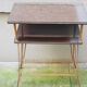 Meuble vintage porte-vinyles