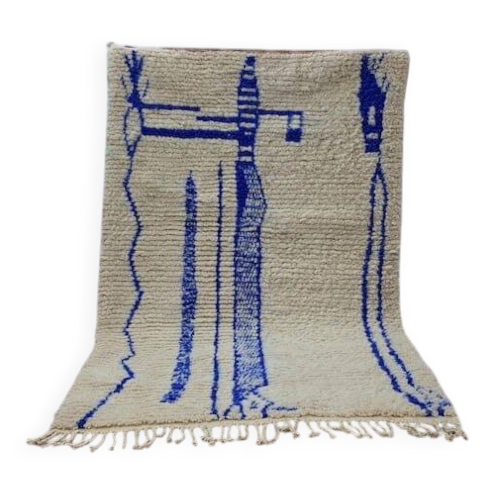 Handmade Moroccan Berber rug size 150 x 250 cm