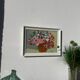 Peinture bouquet de fleurs tableau naïf