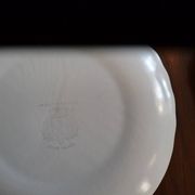 Set of 5 fish plates in earthenware from Salins.
