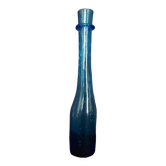 Bouteille en verre soufflé bullé Biot XXème grand modèle