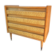 Commode bois et rotin 60’s