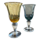 Biot stemmed glass duo