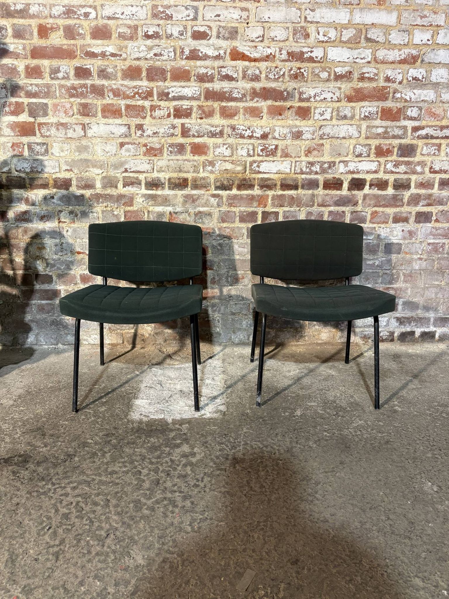 Pair of armchairs designed by Pierre Guariche for Meurop.