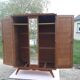 Armoire années 50 pied compas avec clé