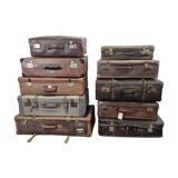 Vintage travel suitcase / trunk / chest