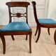 Pair of mahogany chairs XIXth century