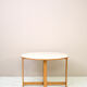 White round table with wings