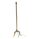 1950s tripod floor lamp in brass and gilded bronze