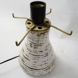 Brutalist design lamp in ceramic and metal - Accolay