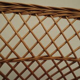 Ancien fauteuil en osier pour enfant