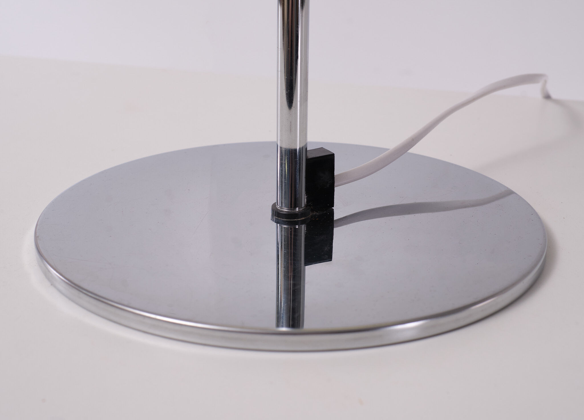 Sölken Luchten Chrome dome table lamp 1970 Germany