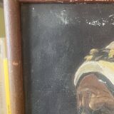 Orientalist painting of an Arab man.