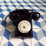 Vintage Bakelite dial phone