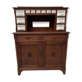 20th century natural wood kitchen spice rack