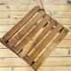 Two vintage wooden folding chairs, circa 1960