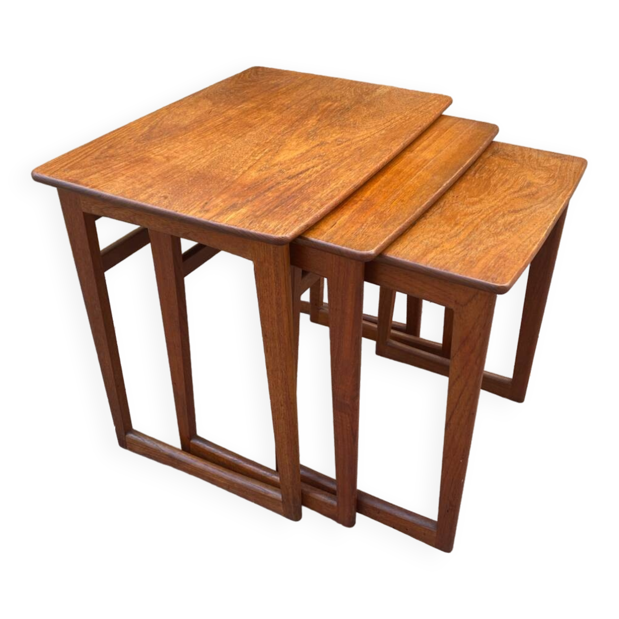 Table gigogne teck scandinave 1970