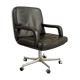 Leather armchair Mobilier International, 1970