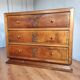 Commode Art Déco en noyer massif – années 1920-30 – grande taille
