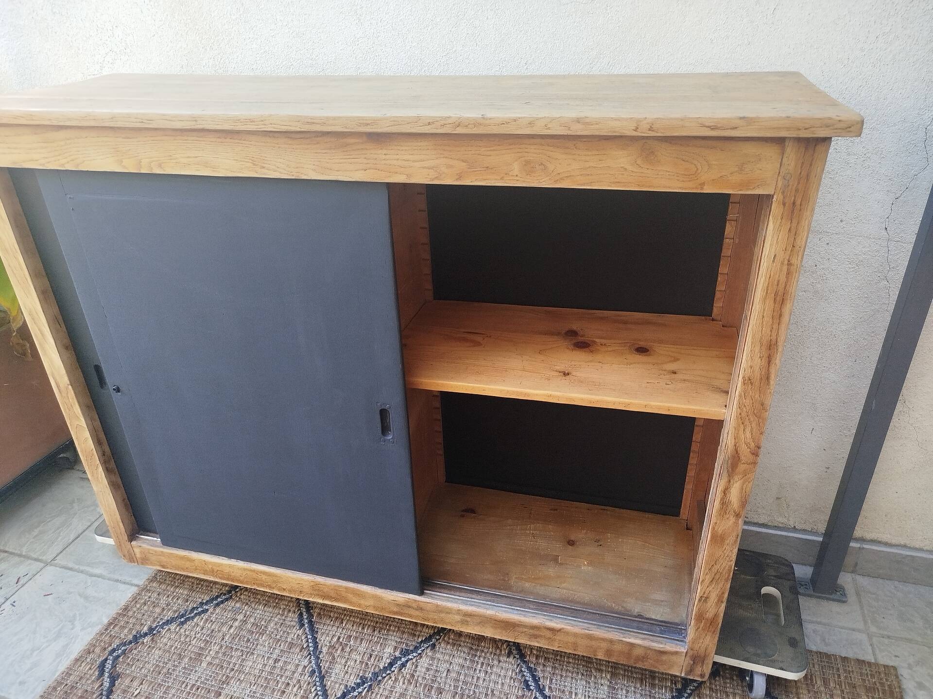 Old buffet with sliding doors