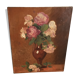 Oil on canvas, bouquet of flowers