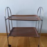 Folding trolley on wheels